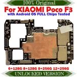 Working Perfectly Mainboard Xiaomi Poco F3 Motherboard Google Installed Plate Redmi K40 100% Unlocked Logic Board Bangladesh (New)