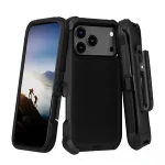 Heavy Duty Armor Other Box Belt Clip Rugged Phone Case IPhone17 Air 16 15 14 13 Pro Max Shockproof Rugged Protection Cover Bangladesh (New)