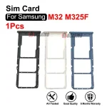 Sim Card Samsung Galaxy M32 SM M325F M325 Sim Tray MicroSD Holder Nano Slot Replacement Part Bangladesh (New)
