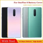 Glass Oneplus 8 Battery Back Cover Glass Door Oneplus 8 Back Door Housing Matte Shiny Repair Replace Rear Case+Logo Bangladesh (New)