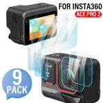 Tempered Glass Screen Protector Insta360 Ace Pro 2 Lens Protection Insta360 Ace Pro2 Camera Protective Film Accessories Bangladesh (New)