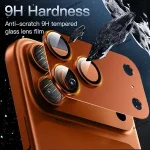 IPhone 17 Pro Max 17 Air Camera Lens Protect Strong Adsorption Metal 9H + Tempered Glass Camera Screen Protection Cover Bangladesh (New)