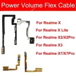 Power Volume Button Flex Cable Oppo Realme X XLite X2 Pro X3 Super Zoom X7 Pro Switch On OFF Power Volume Side Key Ribbon Bangladesh (New)