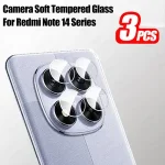 3 Camera Lens Glass Xiaomi Redmi Note 14 15 Pro 5G Camera Protector Note14 Note15 Pro+ Note14Pro Plus 14Pro 15Pro 4G Film Bangladesh (New)