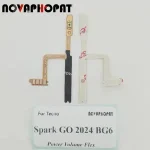 Novaphopat Tecno Spark GO 2024 BG6 Power On Off Volume Up Down Switch Power Button Flex Cable Ribbon Bangladesh (New)