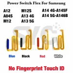 BackShell Power Switch ON OFF Button Side Key Flex Cable Samsung A12 A125 A127 A13 A135F A136B A14 A15 M12S A04s 4G 5G Bangladesh (New)