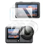 Tempered Glass Screen Protector DJI Action 6   9H Anti Scratch Anti Fingerprint HD Clear Bubble Free Easy Install Bangladesh (New)
