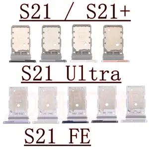 S3e70267a4f0648fd9f9599d264f77becF_300x300q75 Dual Chip SIM Card Tray Samsung Galaxy S21+ S21 Ultra S21 FE 5G G991B/U G996B/U G998B/U G990B/N/E Phone SIM2 Card Tray Part Bangladesh (New) - Image 1