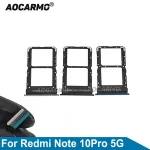 Aocarmo Green Black Silver Sim Card SIM Tray Slot Xiaomi Redmi Note 10Pro 5G Replacement Parts Bangladesh (New)