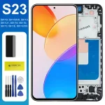 S23 TFT Screen with Frame Assembly Samsung Galaxy S23 SM S911B SM S911B/DS LCD Display Touch Screen Digitizer Replacement Bangladesh (New)