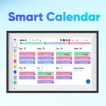 15.6 Inch Digital Calendar Wall Touch Screen Android 14 Black Smart Google Calendar Display Video Playback Wi Fi Interactive Bangladesh (New)