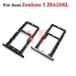 Asus Zenfone 5 5Z ZE620KL ZS620KL 5 Lite 5Q ZC600KL Sim Card Slot Tray Holder Sim Card Reader Socket Bangladesh (New)