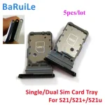 BaRuiLe 5 Single Dual Sim Tray Holder Samsung Galaxy S21 S22 S23 S24 Plus S21 Ultra S21u Slot Holder Adapter Socket Parts Bangladesh (New)