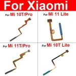 Fingerprint Sensor Touch ID Connector Flex Cable with Power Button Xiaomi Mi 10T 11T Pro Mi 11 Lite M2101K9G Repair Parts Bangladesh (New)