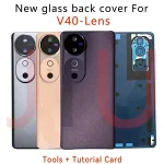 Original Battery Cover vivo 40 Back Battery Cover vivo V40 Housing Door Case V2348 Rear Glass cover Replacement Bangladesh (New)