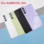 Back Glass Cover Samsung Galaxy A54 SM A546U Battery Case Rear Door Housing Lid Panel Shell Repair Parts +Camera Lens Glue Bangladesh (New)