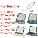 Sim Card Tray Slot Realme GT6 GT6T GT Neo5 SE Neo6 SE Neo7 SE GTNeo7X Phone SIM Micro Sim Card Chip Drawer Holder Bangladesh (New)