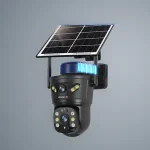 LS VISION 4G /WIFI Outdoor Solar Camera 8MP Dual Lens PIR Sim Card built in Night Vision Waterproof Security Camara Battery CCTV Bangladesh (New)