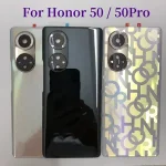 A+ Glass Back Door Huawei Honor 50 Hard Battery Cover honor 50 Pro Rear Housing Panel Case With Camera Lens Sticker Adhesive Bangladesh (New)
