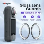 aMagisn Lens Protector Cap Premium Lens Guard Cover Scratch Resistant Optical Tempered Glass Panoramic Insta360 X4 Air X4Air Bangladesh (New)