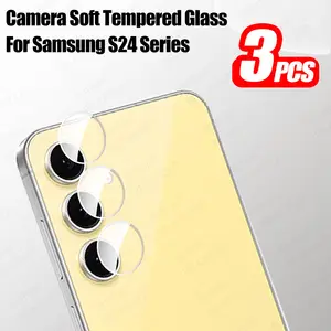 S51159e1b70fe43f0abac9b902713f7c1f_300x300q75 3 Set Camera Lens Glass Samsung Galaxy S24 FE HD Clear Camera Protector SamsungS24 Ultra S 24 Plus S24Ultra S24FE 5G Cover Bangladesh (New) - Image 1