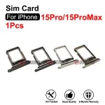 iPhone 15 Pro Max 15Pro Dual SIM Card Single Sim Tray Slot Black Blue White Replacement Parts Bangladesh (New)