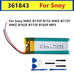 180mAh Battery 361843 Battery Sony NWZ B135F B152 NWZ B172F NWZ B162F B173F B183F MP3 batteries Bangladesh (New)