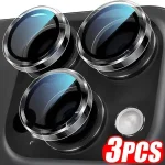 Camera Lens Protector IPhone 16 Pro/iPhone 16 Pro Max 9H Tempered Glass Scratch Resistant Individual Lens Films IPhone16 Bangladesh (New)