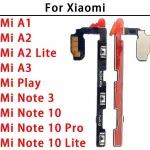Xiaomi Mi Note 10 Pro A1 A2 Lite A3 Play Note3 Note10 MiPlay Side Button Switch Volume Key Power On Off Flex Cable Parts Bangladesh (New)