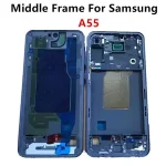 A556 Samsung Galaxy A55 5G Middle Frame Housing Board LCD Faceplate Bezel Replace Repair Parts + Side Buttons Bangladesh (New)