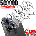 4 Cover Protective Glass 11 12 13 XR X Camera Iphone 14 Pro Max Transparent Lens Protector Bangladesh (New)