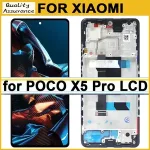 High Quality AMOLED Screen Xiaomi Poco X5 Pro LCD Display Touch Screen Assembly Repair Parts 22101320G 22101320I Models Bangladesh (New)