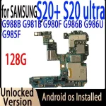 100% Working Unlocked Mainboard Samsung Galaxy S20 G980F G981U G981B S20 Ultra G988U S20 Plus G985F G986B G986U Motherboard Bangladesh (New)