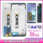 Motorola Moto G50 4G LCD Display Touch Screen Digitizer Assembly Replacement Moto G50 4G XT2137 with Frame Bangladesh (New)