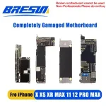 iPhone(Damaged board)11 12 13PRO MAX MINI Completely damaged motherboard logic motherboard engineer practice repair skills Bangladesh (New)