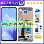 TFT Quality Samsung S20 5G LCD Display Touch Screen with Frame Samsung S20 5G G981F G981F/DS G981B/DS Display Bangladesh (New)