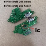 Motorola Moto One Vision / One Action USB Charging Port Mic Microphone Dock Connector Board Fast Charge Flex Cable + IC Bangladesh (New)