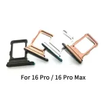 Apple iPhone 16 Pro / 16 Pro Max SIM Card Tray Slot Holder Adapter Socket Repair Parts Bangladesh (New)
