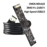 CMOS IMX415 4K 8MP HD 3840Hx2160V 30FPS USB Camera Module Fixed Focus 120° With Digital Mic MJPEG YUV2 Product Vision Bangladesh (New)