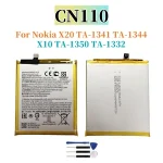 BackShell Battery CN110 High Quality Replacement Battery Nokia X20 TA 1341 TA 1344 X10 TA 1350 TA 1332 Batteries +Tools Bangladesh (New)