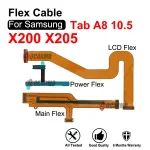 Samsung Galaxy Tab A8 10.5 X200 SM X205 LCD Display Connect Main Motherboard Power Volume Buttons Flex Cable Repair Part Bangladesh (New)