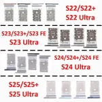 Pop 10 Samsung Galaxy S22 S23 S24 S25 Ultra FE Phone BackShell SIM Card Tray Holder Parts Samsung S22+ S23+ S24+ S25+ Bangladesh (New)