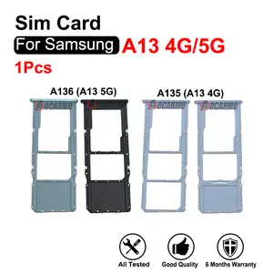 S75f665d0592148fd8da6b12fbf80e6fad_300x300q75 Samsung Galaxy A13 4G 5G A136 A135F Single Dual Sim Tray Card MicroSD Holder Nano Slot Replacement Part Bangladesh (New) - Image 1