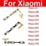 Power ON OFF Switch Side Key Volume Button Ribbon Flex Cable Xiaomi Poco C3 C40 C50 C31 C51 C61 C71 C55 C65 C75 Bangladesh (New)