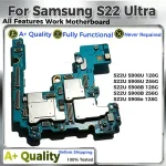 128G 256G Unlocked S22 ultra Motherboard Replacement Working Samsung Galaxy S22 ultra S908B S908U mainboard With Chips Bangladesh (New)