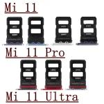 Phone SD Chip Tray Holder Xiaomi Mi 11 Ultra 11 Pro SIM Card Tray Slot Holder Adapter Socket Repair Parts Bangladesh (New)
