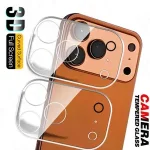 2 3D Clear Camera Glass Protector iPhone 17 Pro Max iPhone17 Air iPhone17Pro 17Pro Max HD Back Lens Case Cover Film Funda Bangladesh (New)