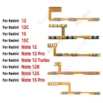 OEM On Off Buttons key Volume Power Flex Cable Xiaomi Redmi Note 12 15 12C 15C 12R 12s Turbo Pro Max Plus 4G 5G Bangladesh (New)