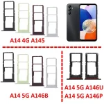 Sim Card Tray Samsung Galaxy A14 4G A145 Phone BackShell SIM Chip Micro SD Slot Adapter Holder A14 5G A146 A146U Bangladesh (New)