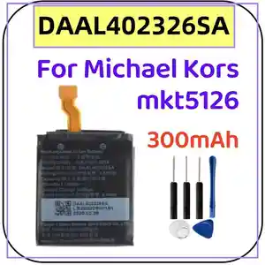 S7acbd9af4c4b446799db630d2e99549bw_300x300q75 DAAL402326SA 1 2 HOT SALE BackShell Battery Michael Kors mkt5126 smart watch DAAL402326SA 300mAh Batteries +Free Tools Bangladesh (New) - Image 1